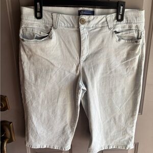 Democracy Sky Blue Bermuda Denim Shorts